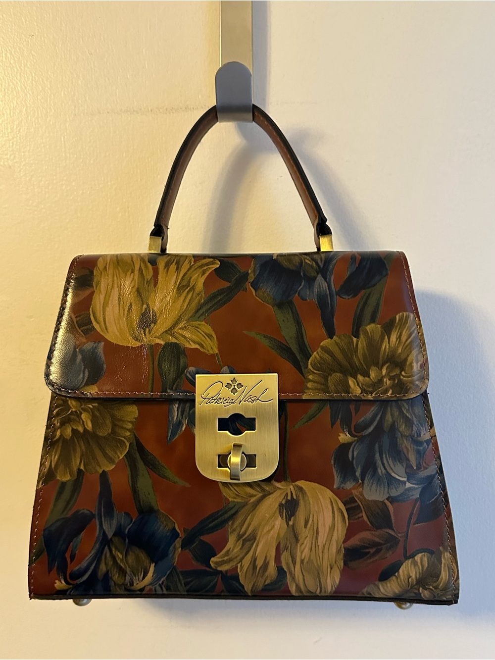 Patricia Nash Enlightened Garden Collection Chauny Floral Satchel